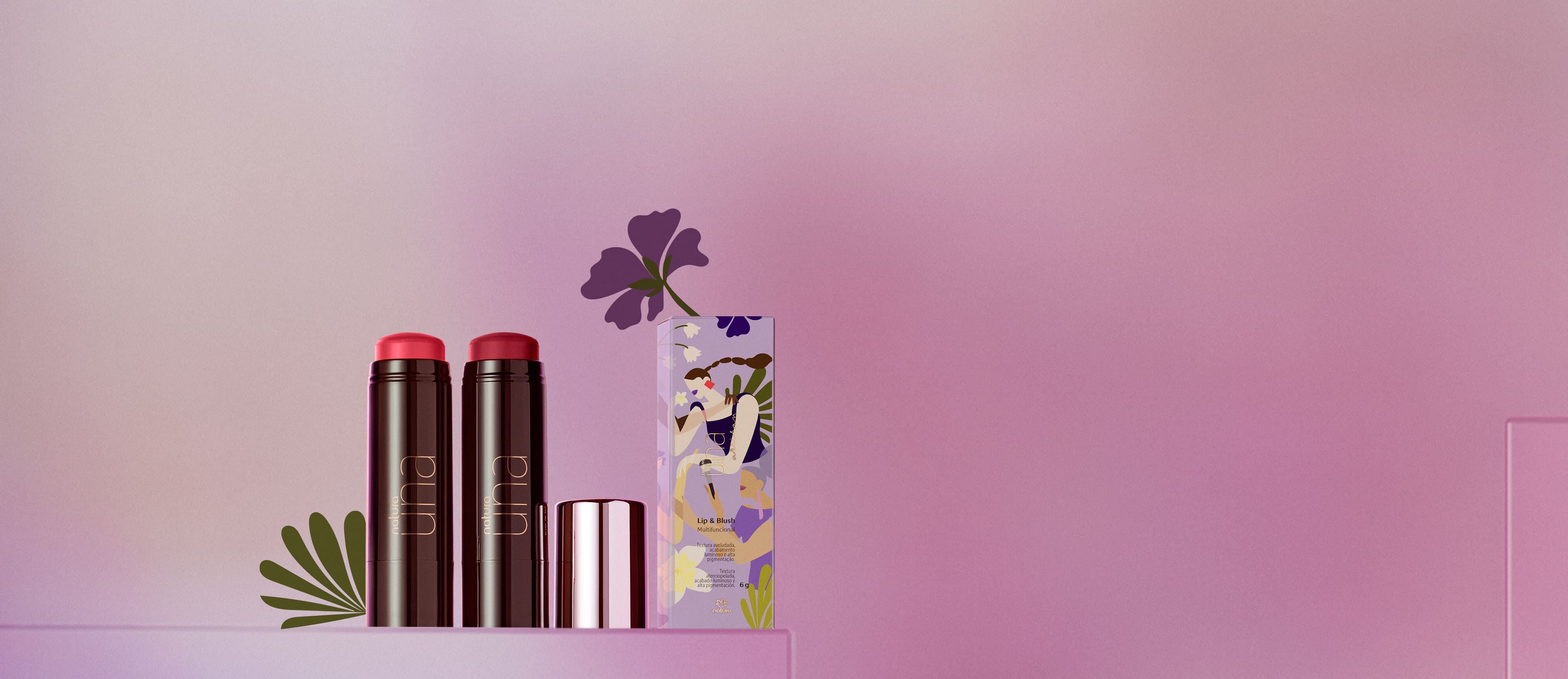 Lip e Blush Stick Una