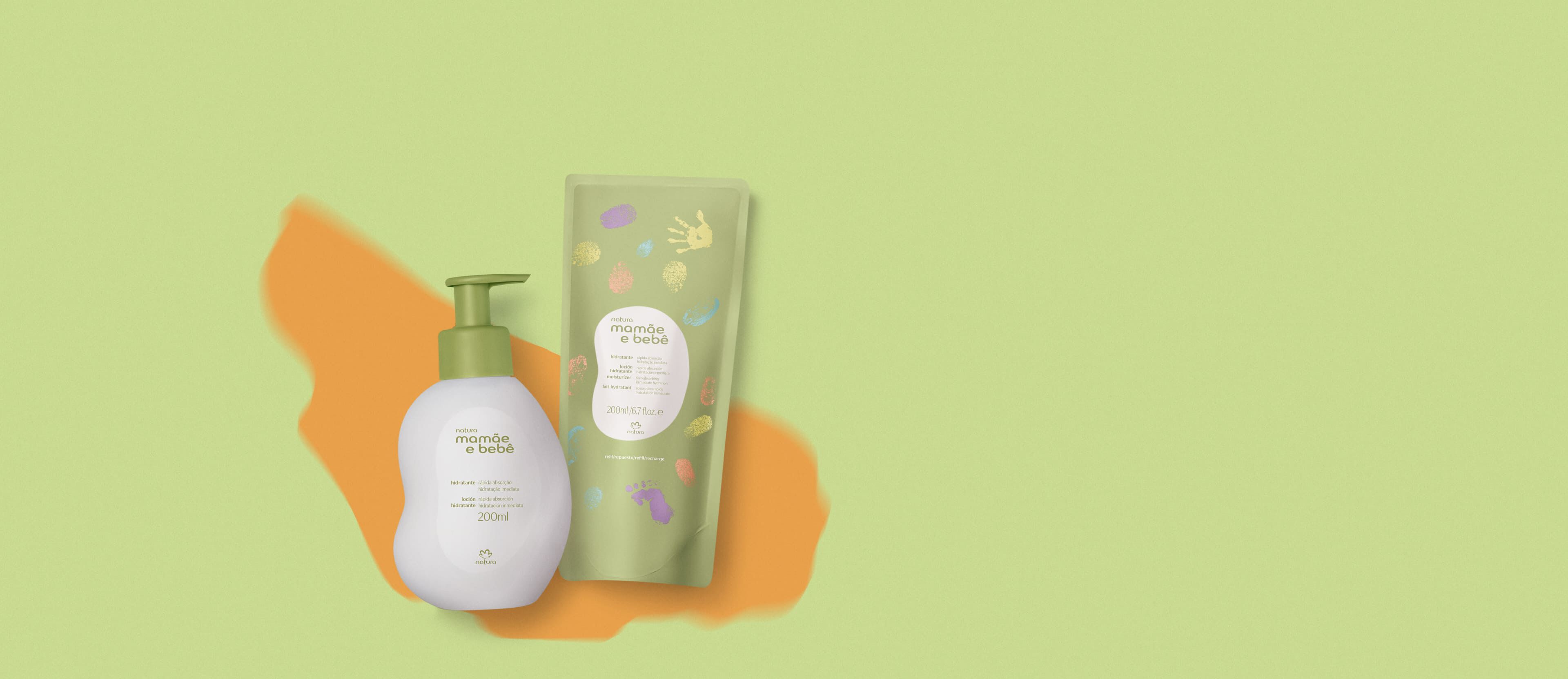 Kit Hidratante Mamãe e Bebê com Refil (2 produtos)