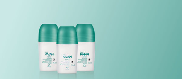 Kit Desodorante Antitranspirante Roll-On Natura Kaiak Aero