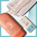 Kit Protetor Solar Facial Stick e Protetor Solar Corporal FPS 50 com acessório Natura Solar