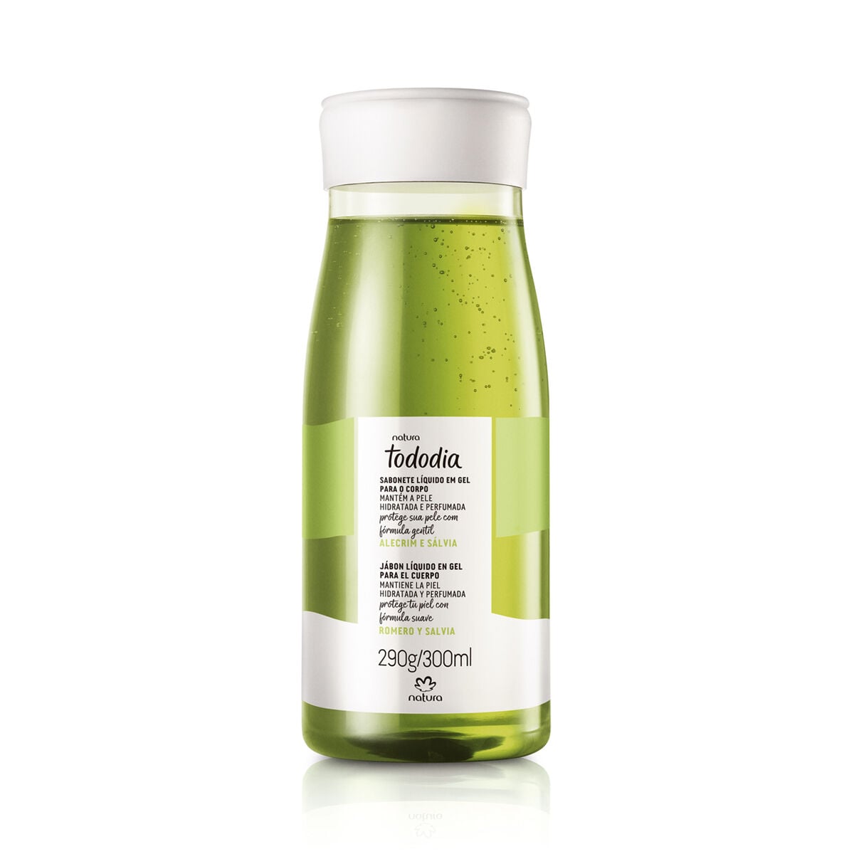Sabonete Liquido em Gel Tododia Alecrim e Salvia 300 Ml