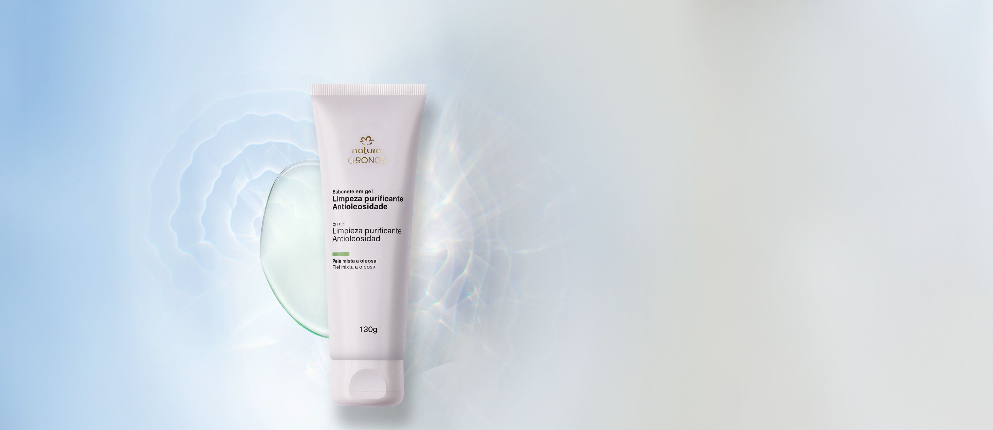 Sabonete em Gel Limpeza Purificante Antioleosidade Chronos Derma