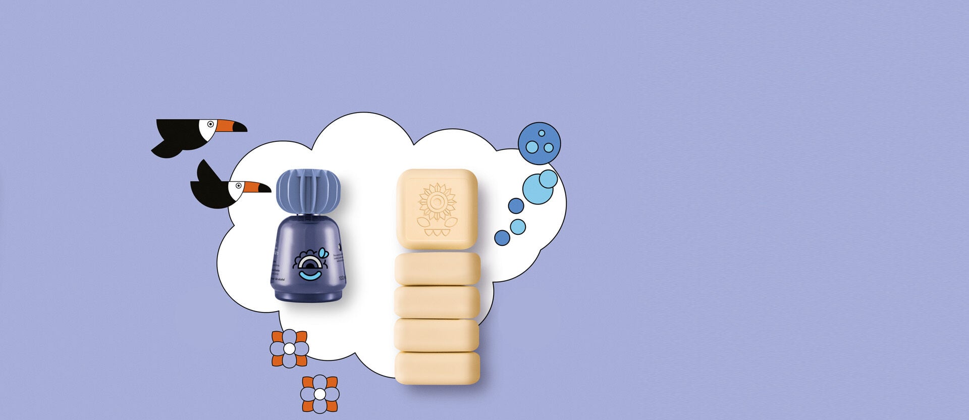 Kit Colônia Catavento e Sabonetes Naturé (2 produtos)
