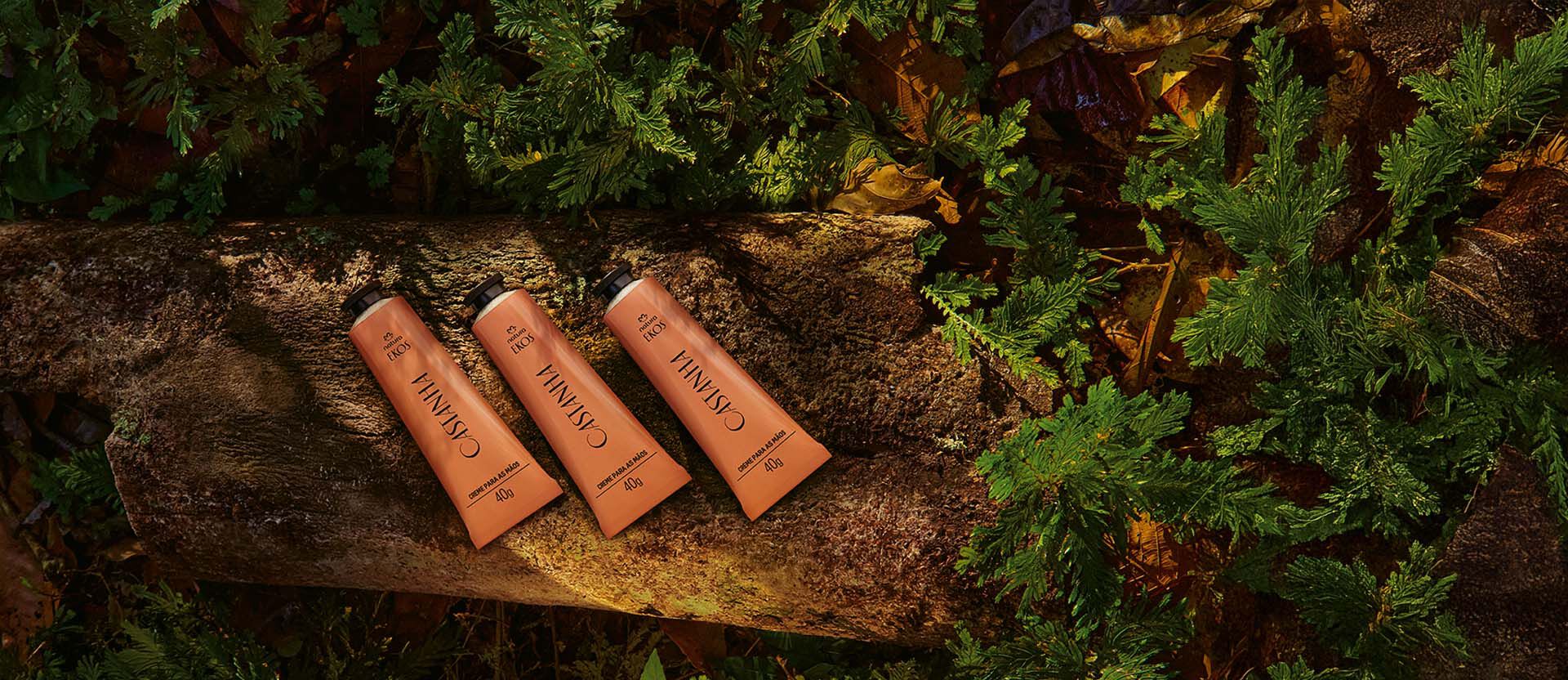 Kit Creme Hidratante para as Mãos Ekos Castanha (3 unidades)