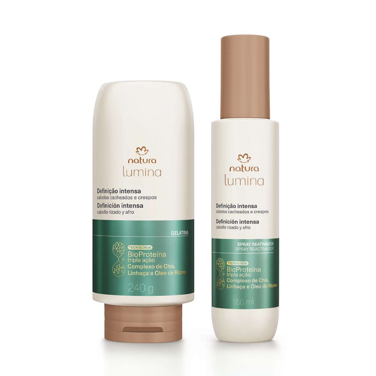 Kit Lumina Definicao para Cabelos Cacheados e Crespos (2 Produtos)