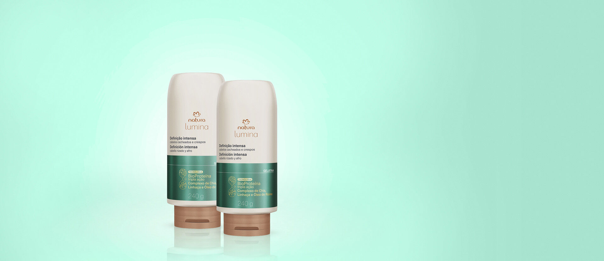 Kit Lumina Gelatina de Definição e Brilho