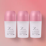 Kit Desodorante Antitranspirante Roll-on Luna (3 unidades)