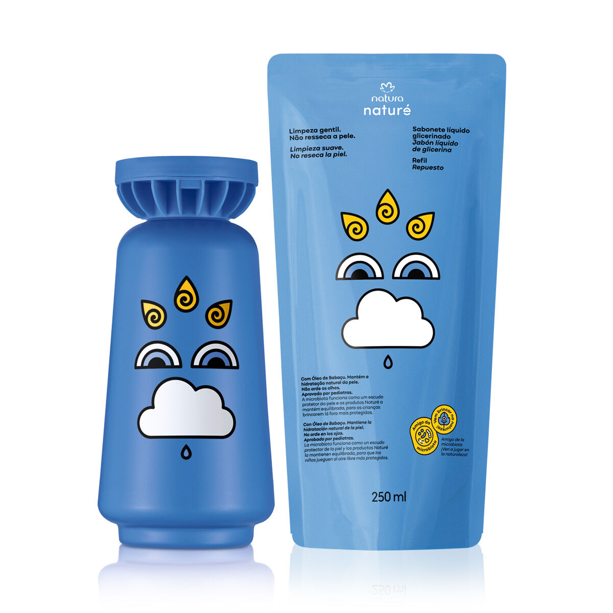 Kit Sabonete Liquido Nature com Refil (2 Unidades)