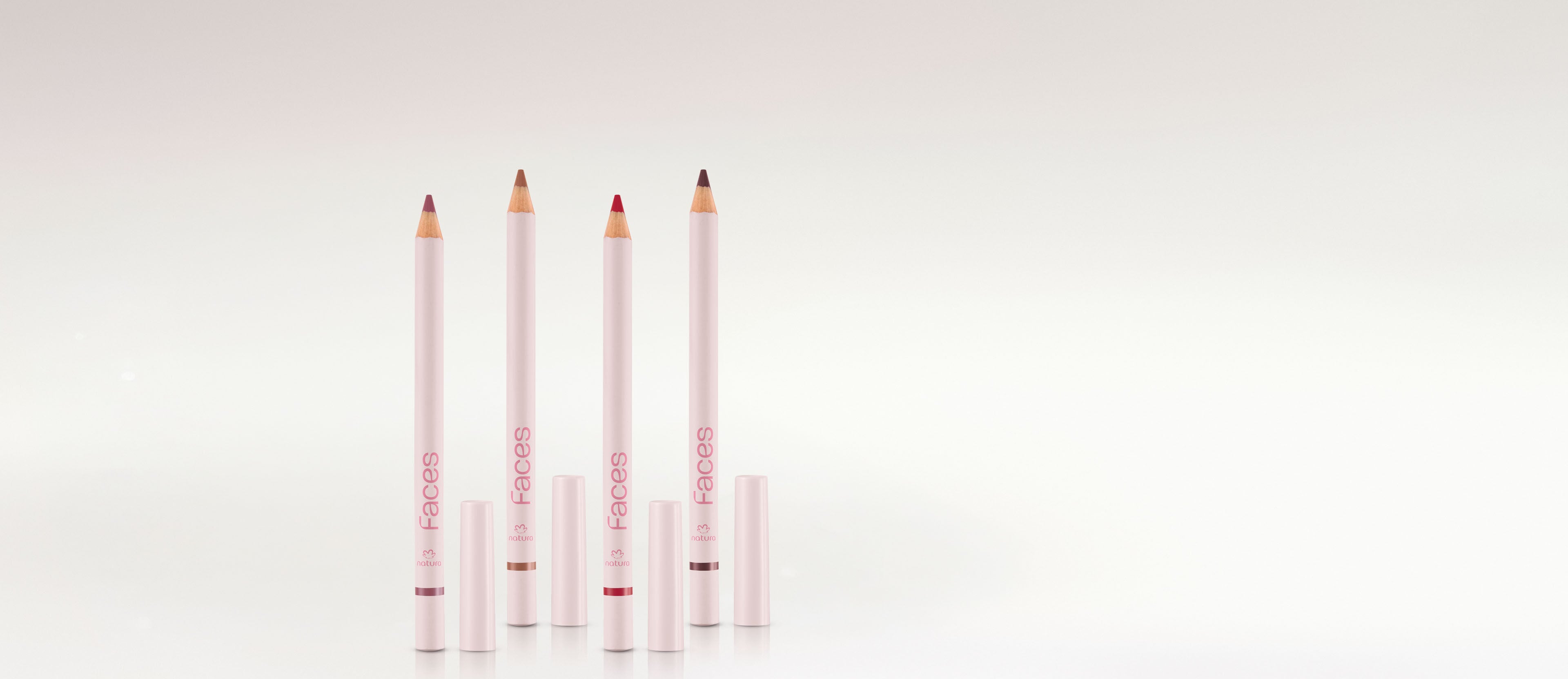Kit Lápis Labial Faces (4 unidades)