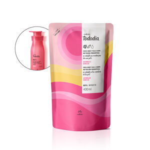 Refil Creme Sorbet Desodorante Nutritivo para o Corpo Tododia Acerola e Hibisco 400 ml
  