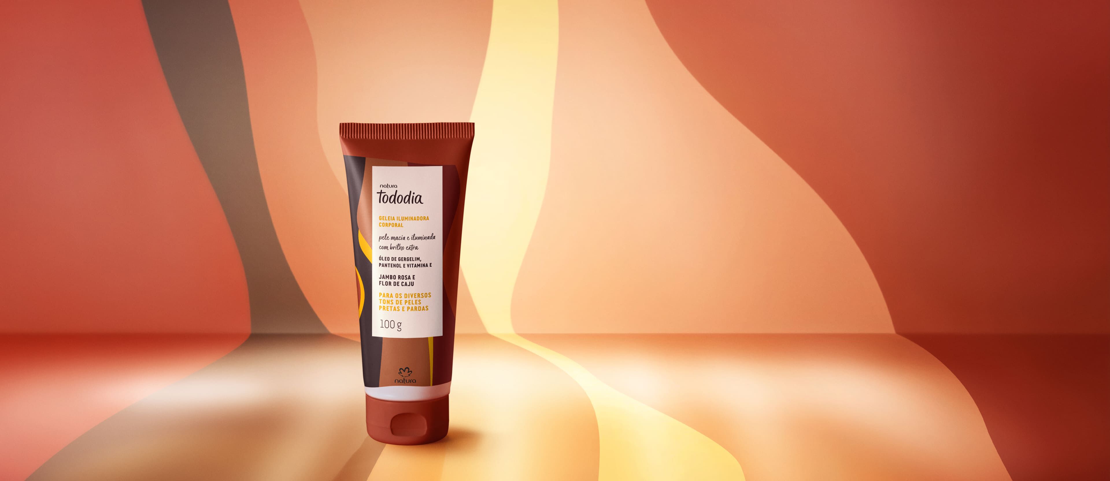 Geleia Desodorante Iluminadora Tododia Jambo Rosa e Flor de Caju