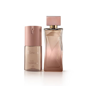 Kit Presente Feminino Deo Parfum, Desodorante Corporal Essencial e Caixa de Presente (3 produtos)
  