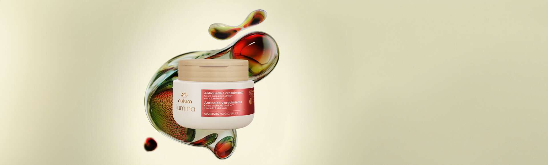 Máscara Antiquebra para Antiqueda e Crescimento