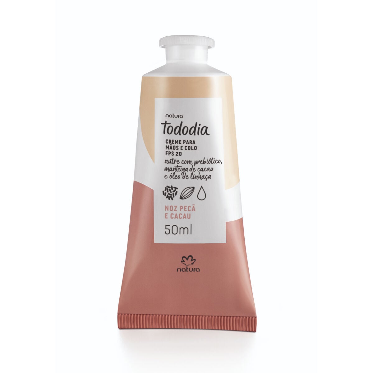 Creme Nutritivo para as Mãos Tododia Noz Peca e Cacau Fps 20 50 G