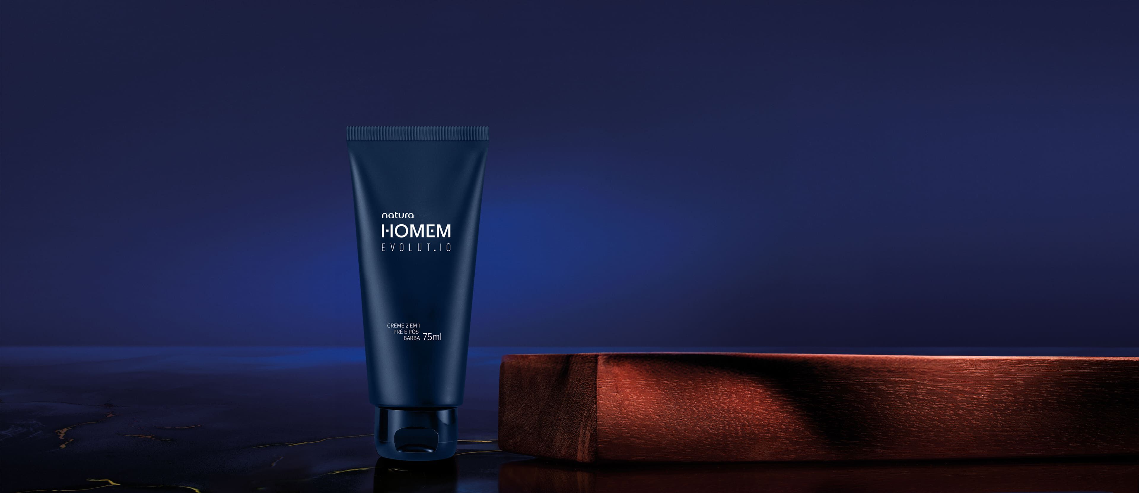Creme 2 em 1 Pré e Pós-barba Natura Homem Evolut.io
