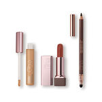 Kit Una Corretivo Cobertura Extrema 24h, Lápis Kajal Preto e Batom CC Nude 2C