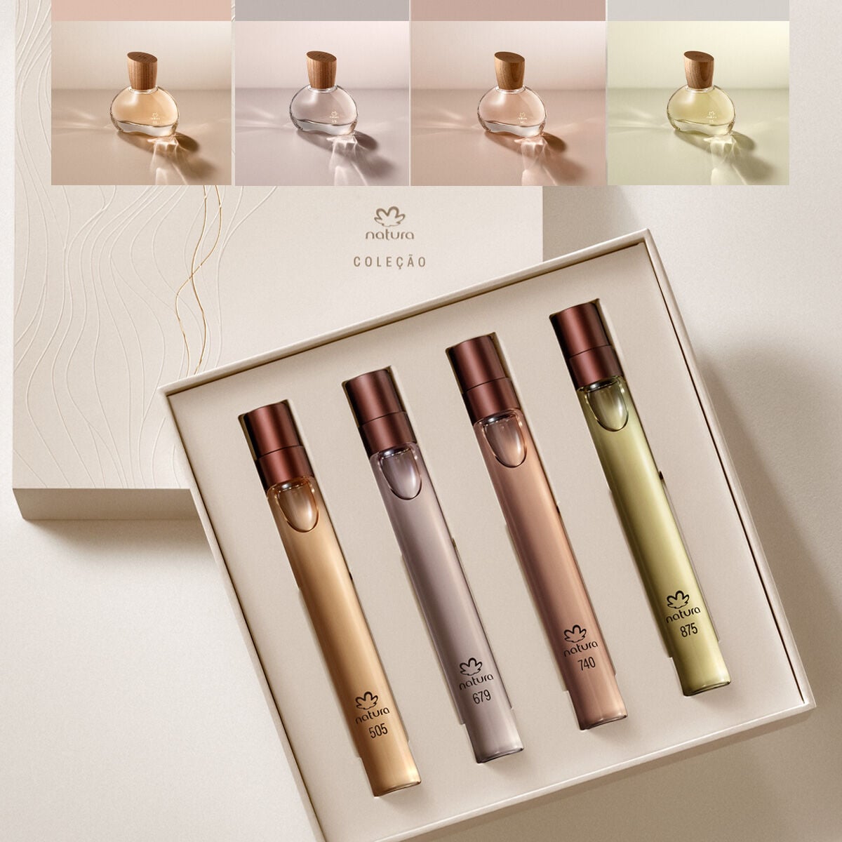 ariel,archangel of natura 4枚 Coleção Eau de Parfum Natura Alta Perfumaria 4 unidades 10ml