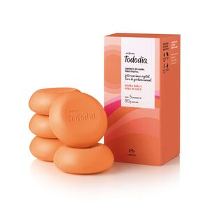 Sabonete em Barra Puro Vegetal Tododia Manga Rosa e Água de Coco 5 un de 90 g