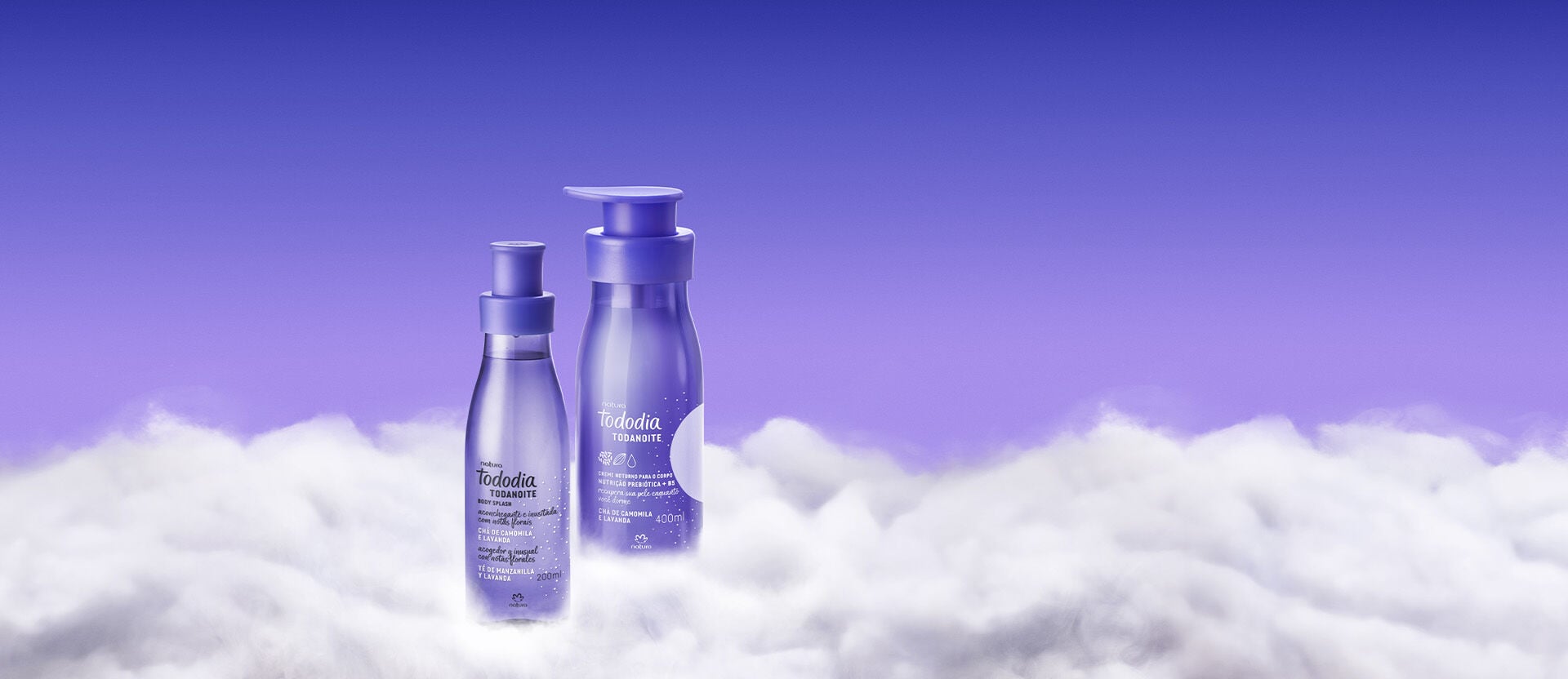 Kit Tododia Todanoite Chá de Camomila e Lavanda (2 produtos)