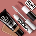 Kit Faces Base Checkmatte, Máscara Incolor e Batom Matte
