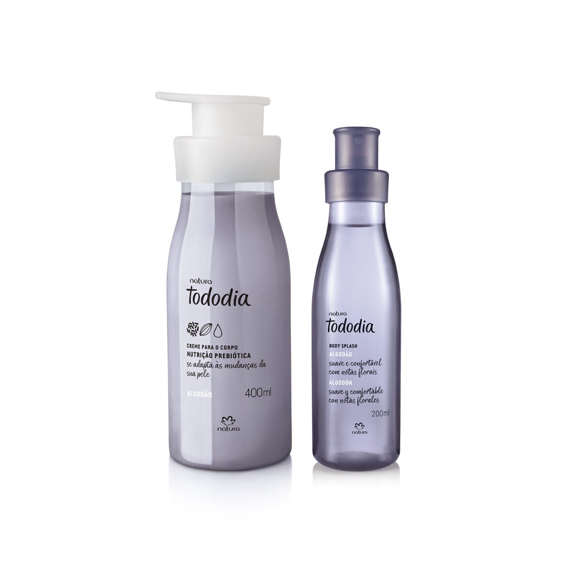 Kit Tododia Algodão Body Splash + Creme Desodorante 2 produtos