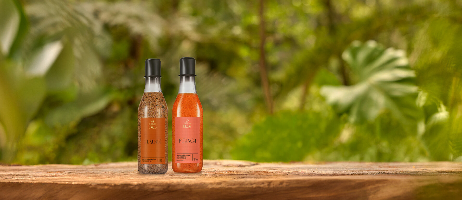 Kit Sabonete Líquido Esfoliante Ekos Tukumã e Pitanga (2 produtos)