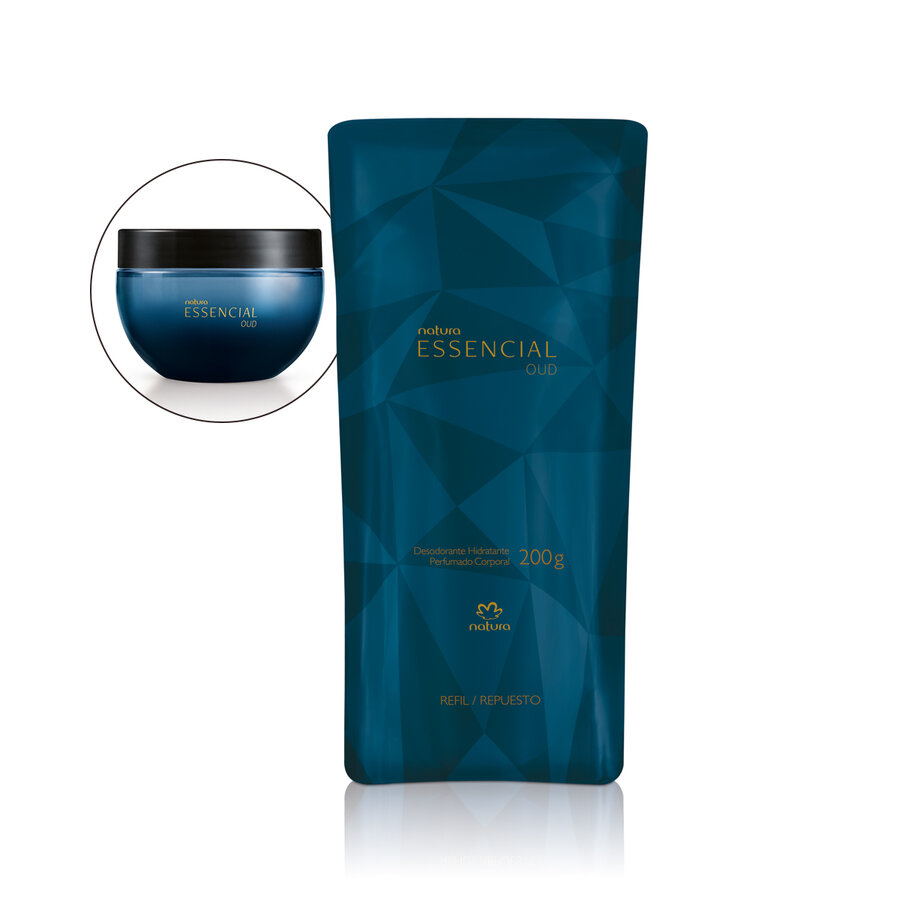 Repuesto Desodorante Hidratante Corporal Perfumado Essencial Oud 200 G