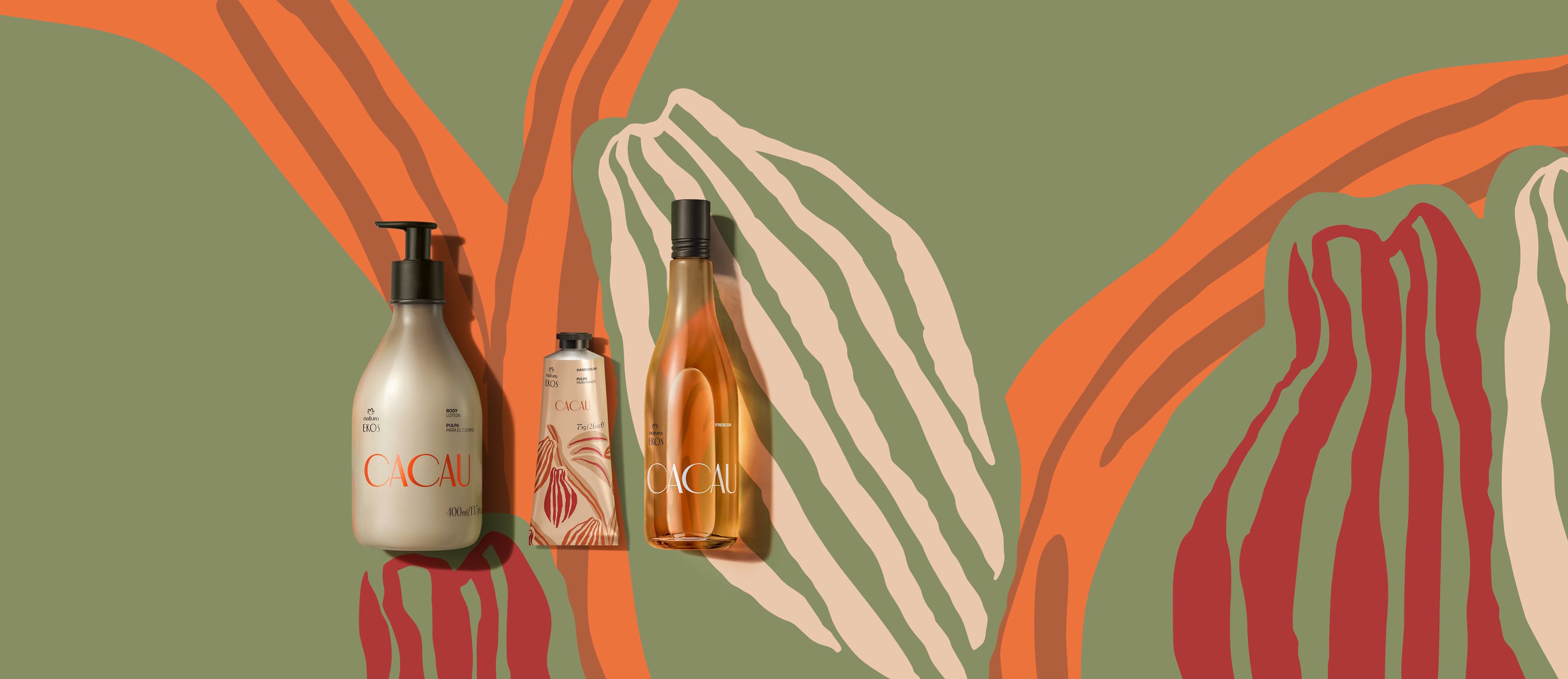 Kit Ekos Cacau Frescor e Hidratante Corpo e Mãos (3 produtos)