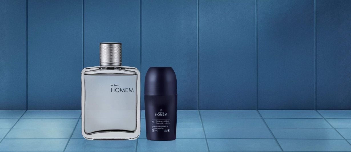 Kit Desodorante Colônia e Desodorante Roll-on Natura Homem (2 produtos)