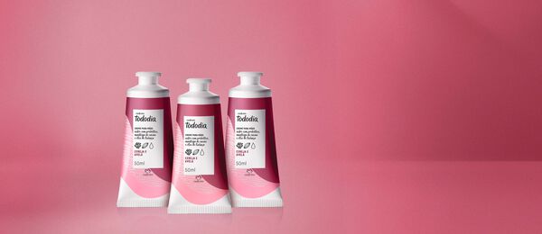 Kit Creme Nutritivo para as Mãos Tododia Cereja e Avelã