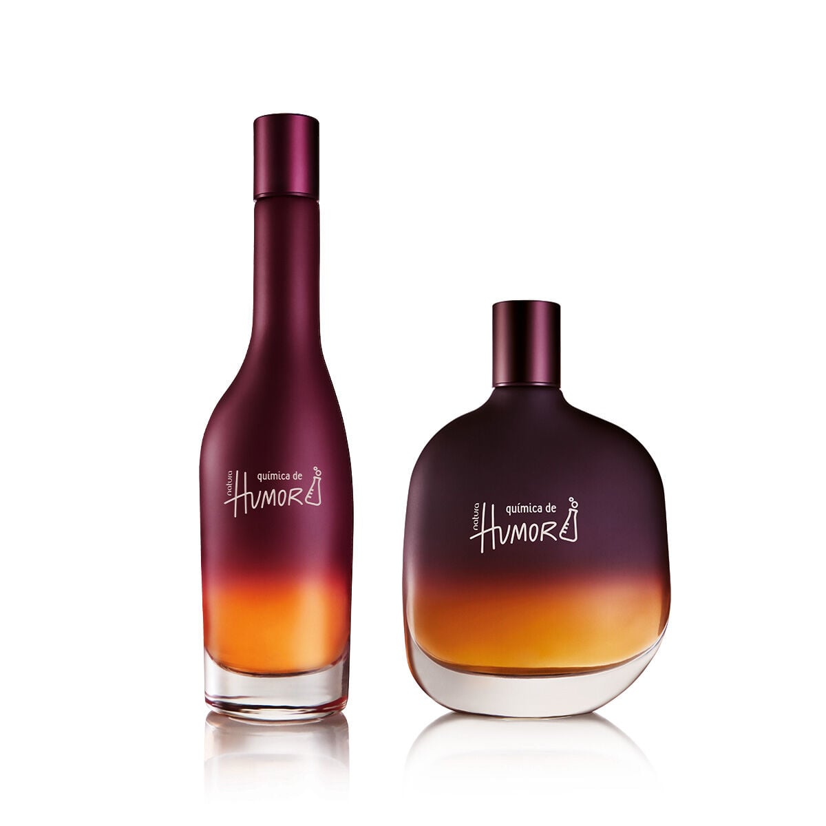 Kit Desodorante Colônia Química de Humor Masculino e Química de Humor Feminino 75 ml