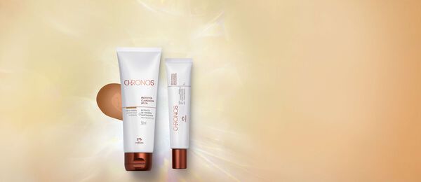 Kit Sérum e Protetor Multiclareador FPS 70 Chronos Derma (2 produtos)