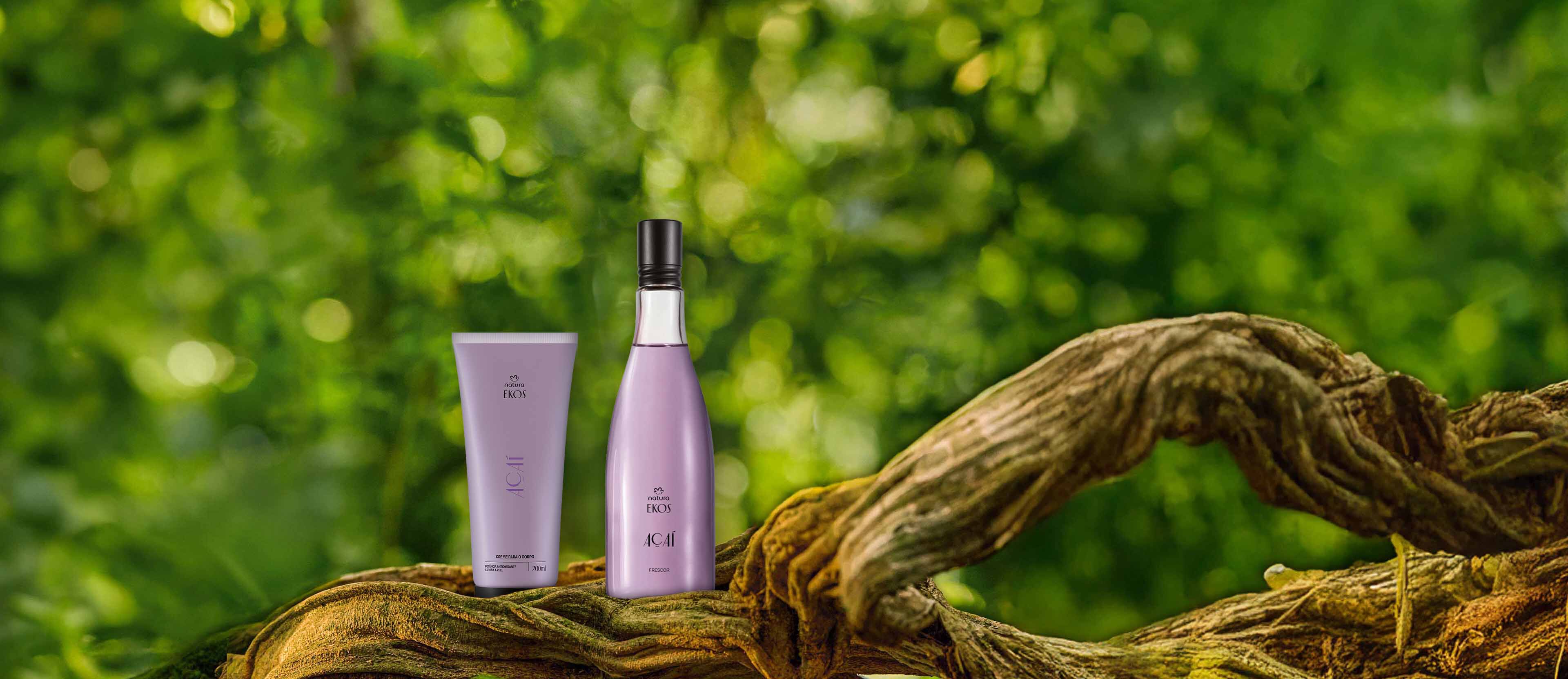 Kit Ekos Açaí Creme para o Corpo e Frescor