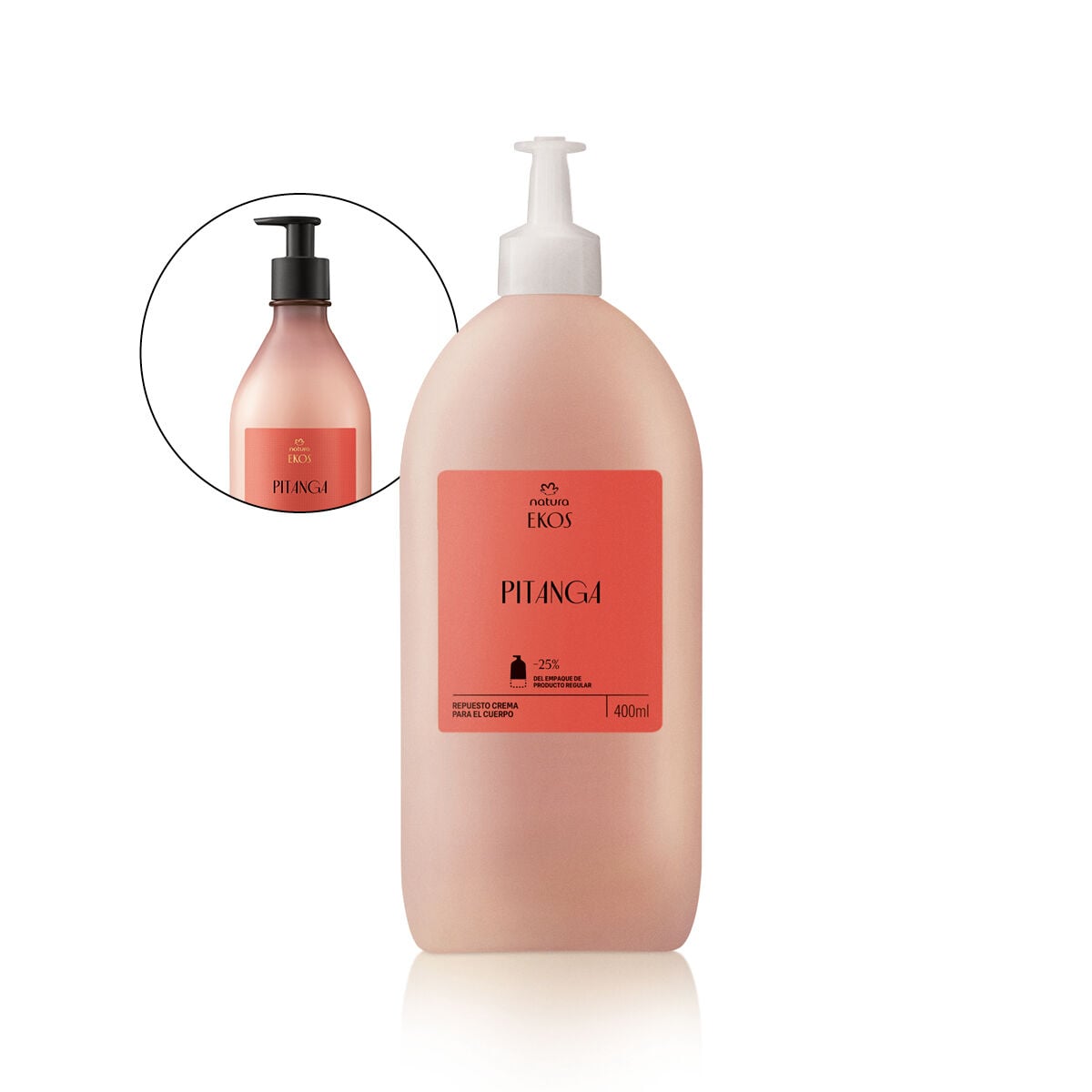 Refil Polpa Desodorante Hidratante para O Corpo Ekos Pitanga 400 Ml