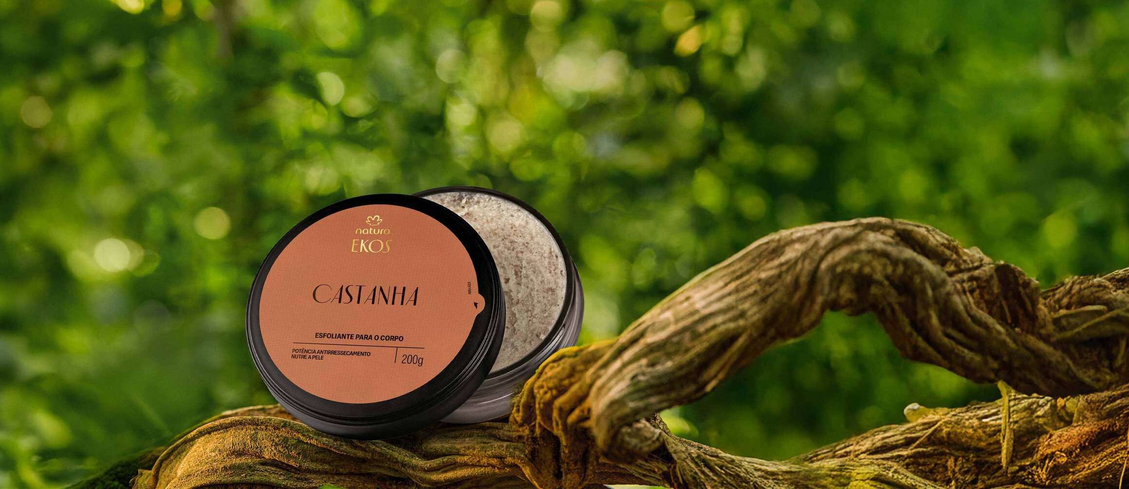 Polpa Esfoliante para o Corpo Ekos Castanha