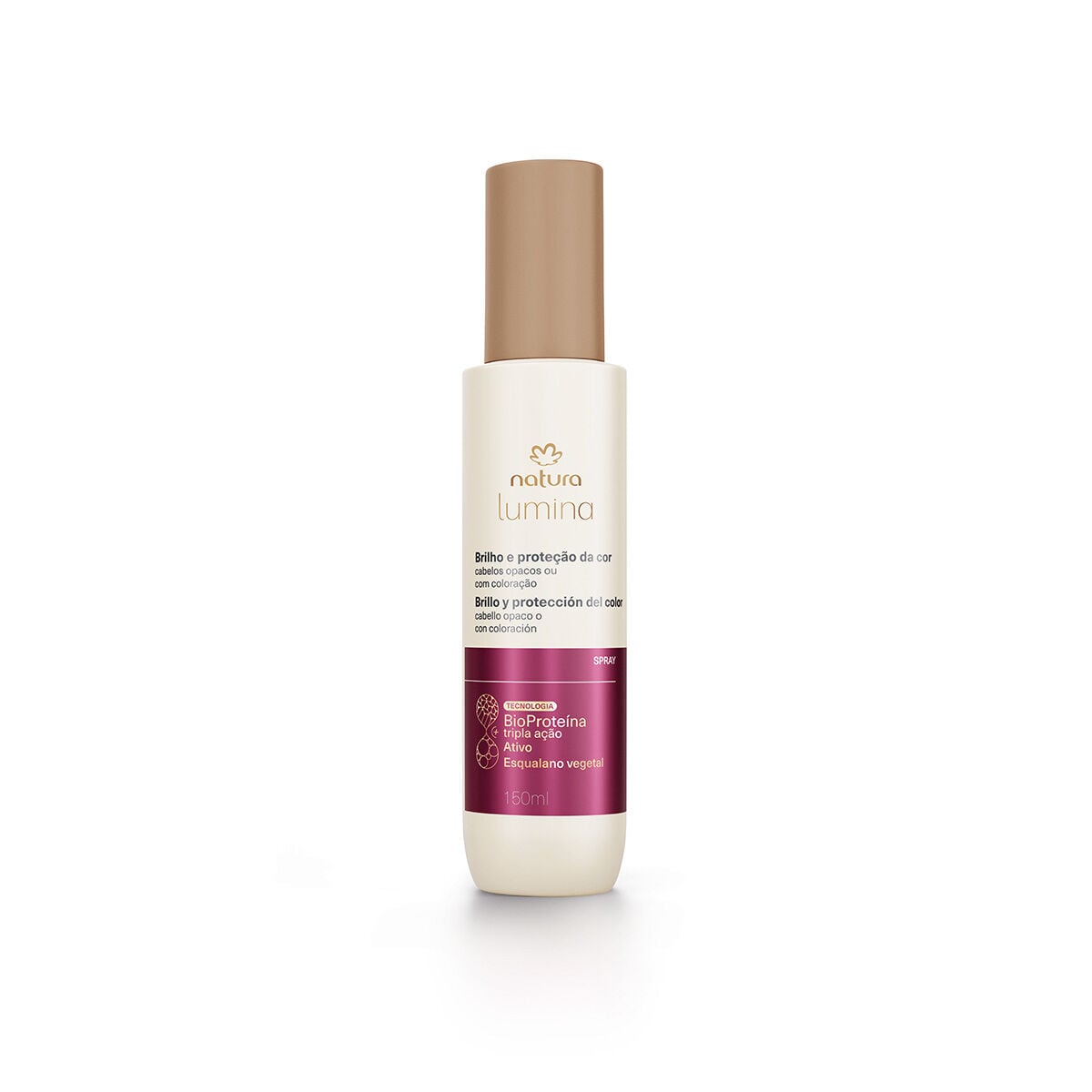 Spray Antidesbotamento e Brilho para Cabelos Opacos ou com Coloracao Lumina 150 Ml