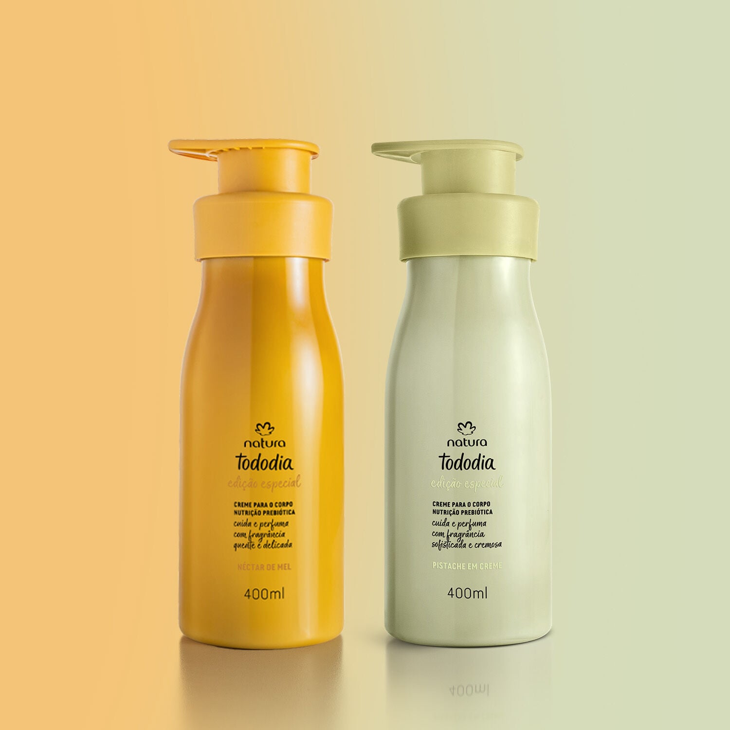 Kit Tododia Creme para o Corpo Néctar de Mel e Pistache (2 produtos)