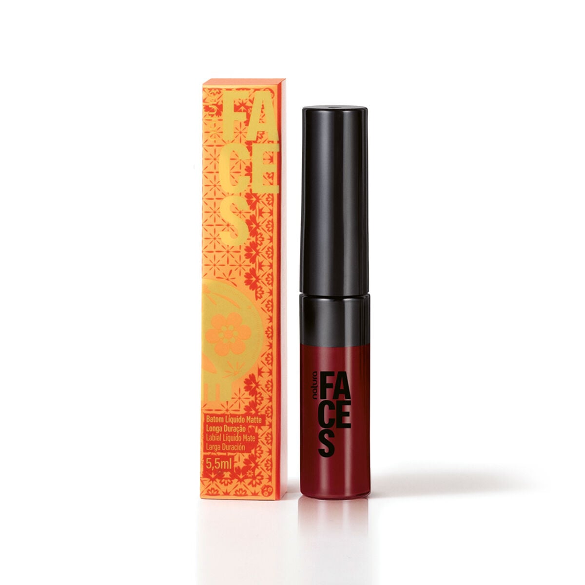 Batom Matte Longa Duracao Faces 5,5 Ml