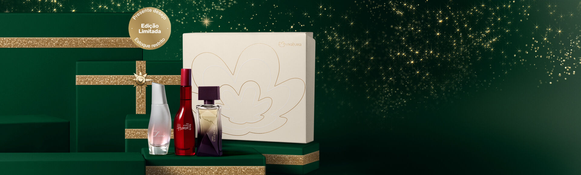 Coleção Especial Miniaturas da Perfumaria Feminina 3 unidades de 25 ml