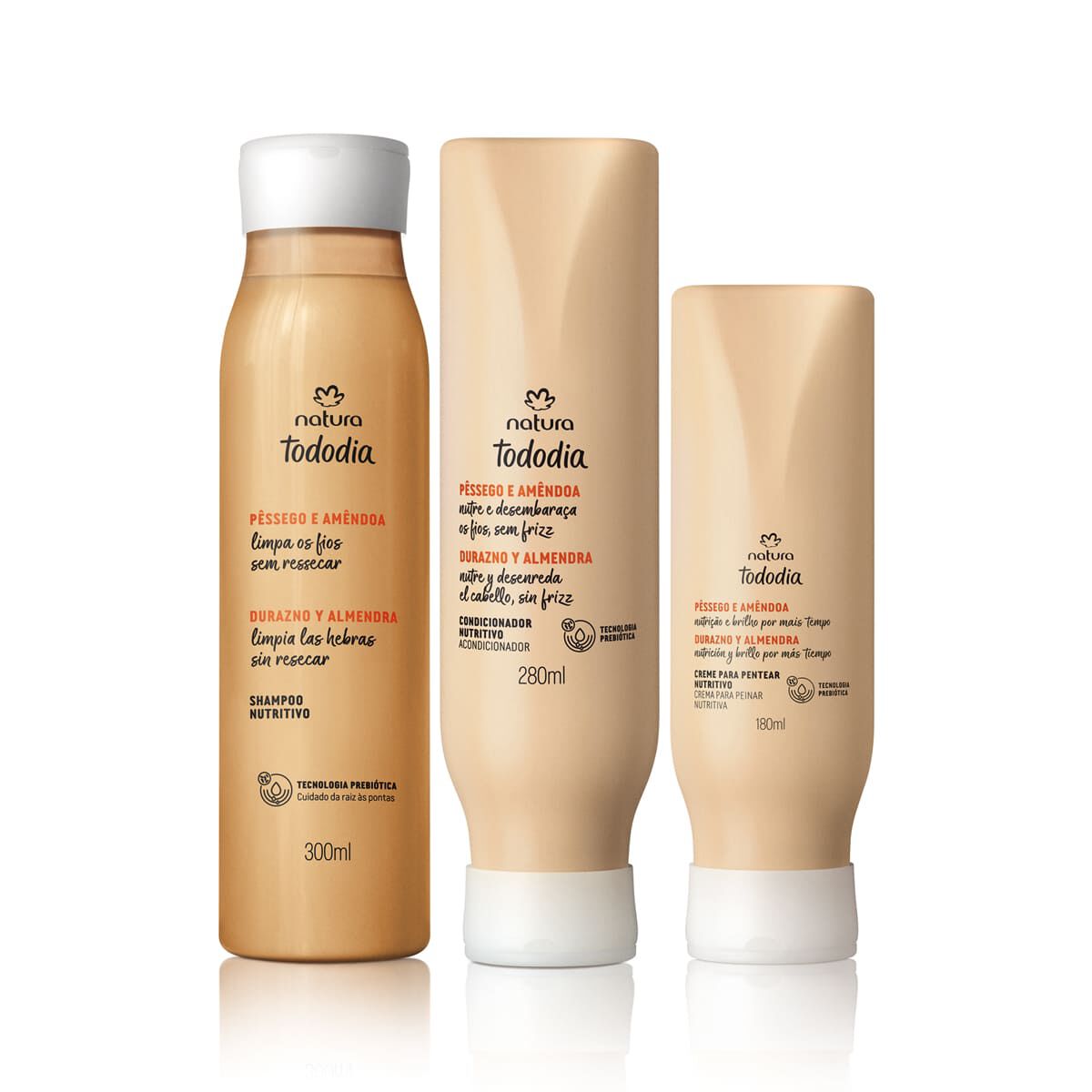 Kit Nutritivo Tododia PĂŞssego e AmĂŞndoa (3 produtos) Kit Nutritivo Tododia PĂŞssego e AmĂŞndoa (3 produtos)