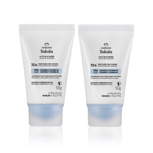 Kit Desodorantes em Creme Tododia Leite de Algodão (2 produtos)