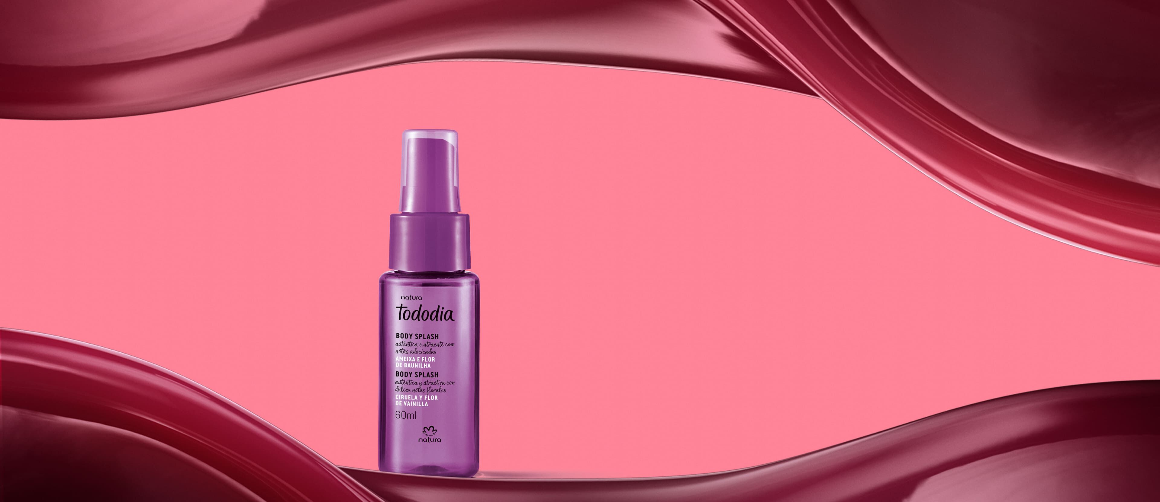 Body Splash Tododia Ameixa e Flor de Baunilha 60 ml