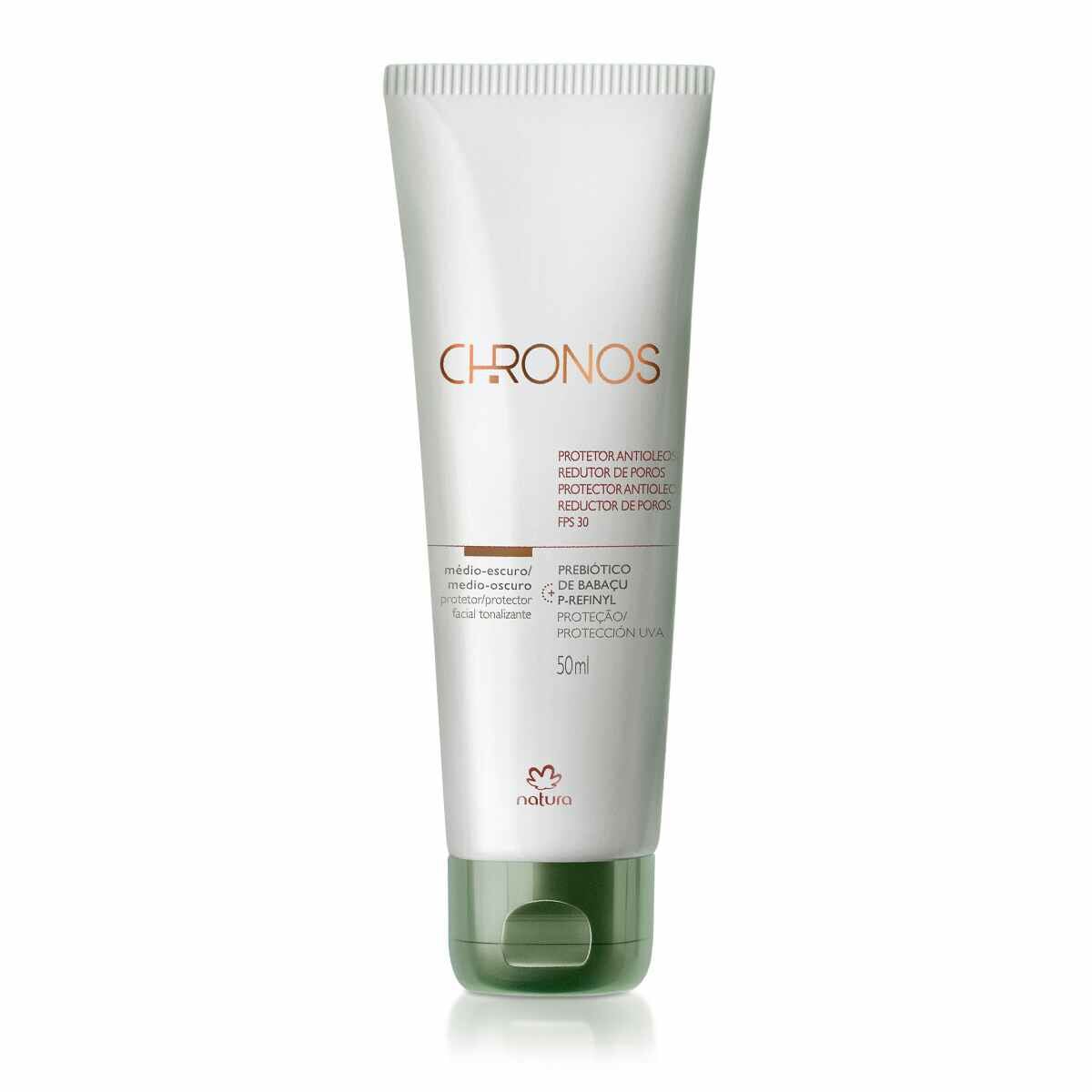 Protetor Antioleosidade Redutor de Poros Fps 30 Fpuva 10 Chronos 50ML