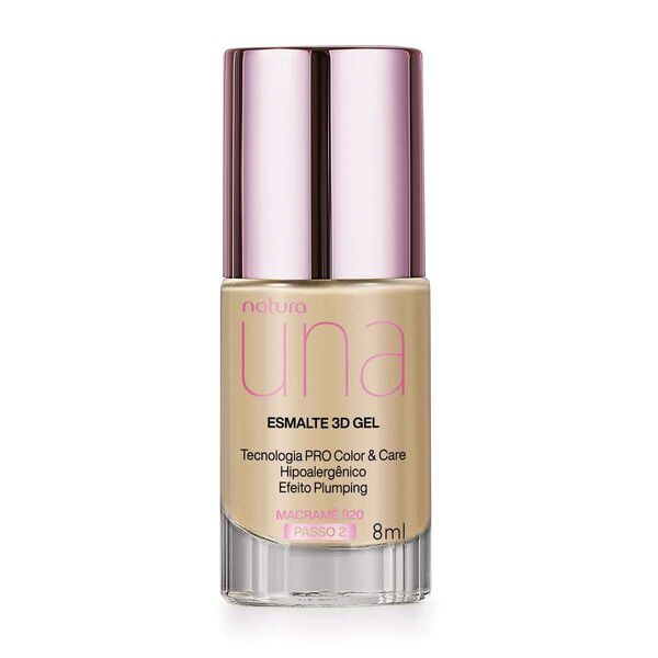Esmalte 3D Gel Una - Macramê 920