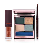 Kit PRO Palette, Lápis Labial e Gloss Marrom Natura UNA