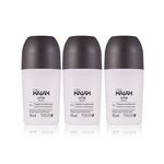 Kit Desodorante Antitranspirante Roll-on Kaiak Urbe Masculino (3 unidades)