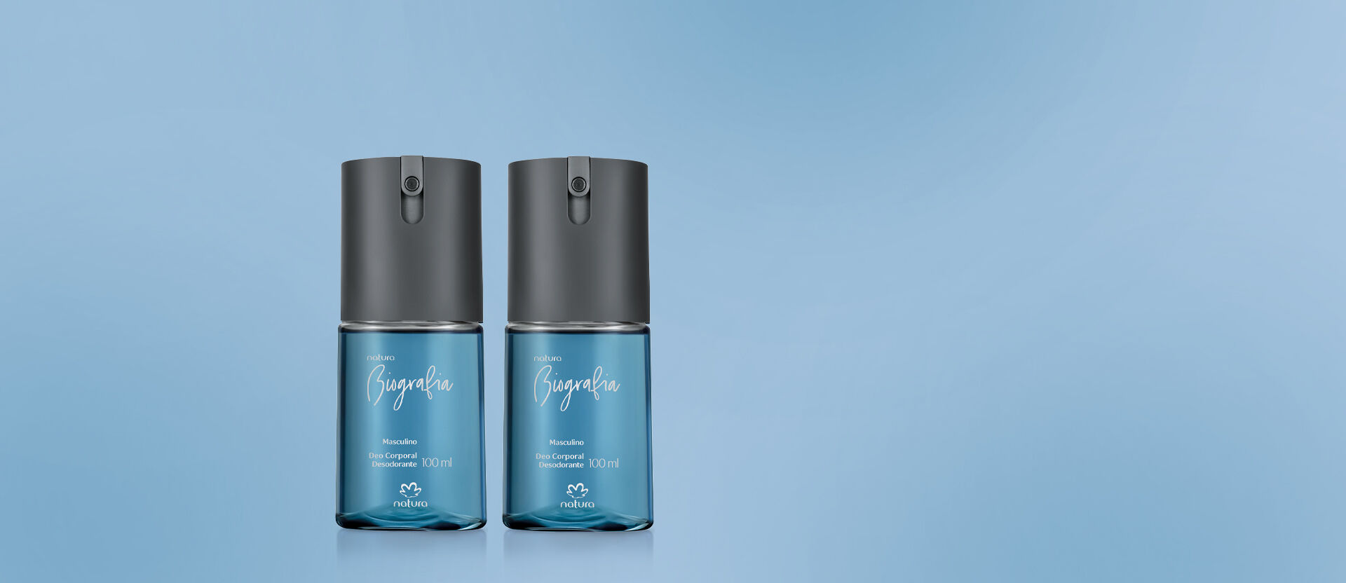 Kit Desodorante Corporal Masculino Biografia (2 produtos)