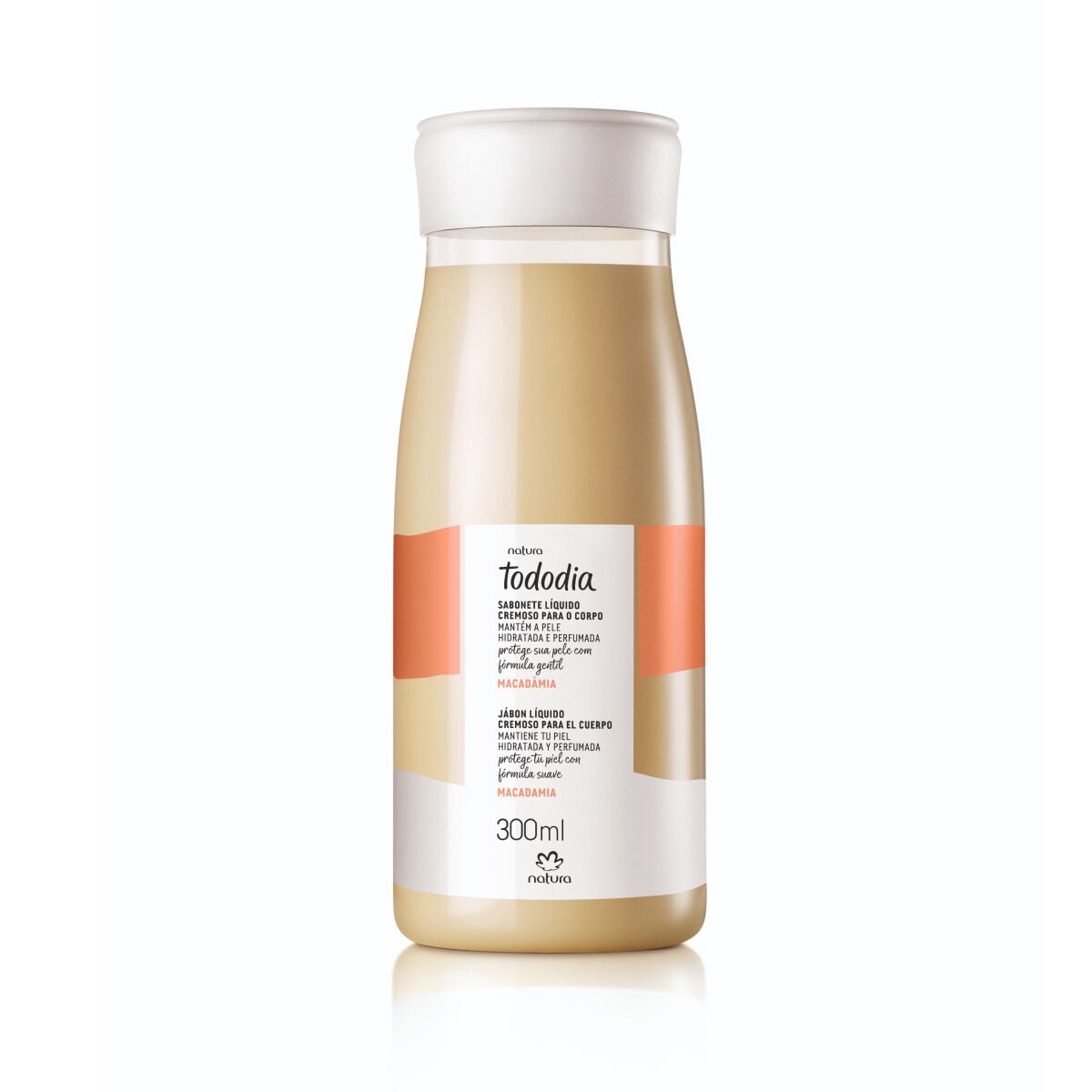 Sabonete Liquido Cremoso para O Corpo Tododia Macadamia 300 Ml