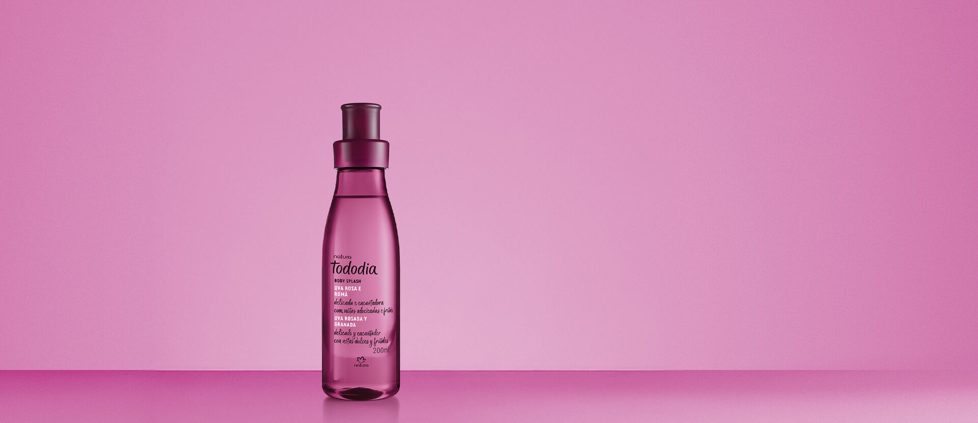 Body Splash Tododia Uva Rosa e Romã 200 ml