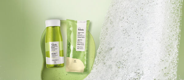 Kit Sabonete Líquido em Gel Alecrim e Sálvia Tododia + Refil (2 produtos)